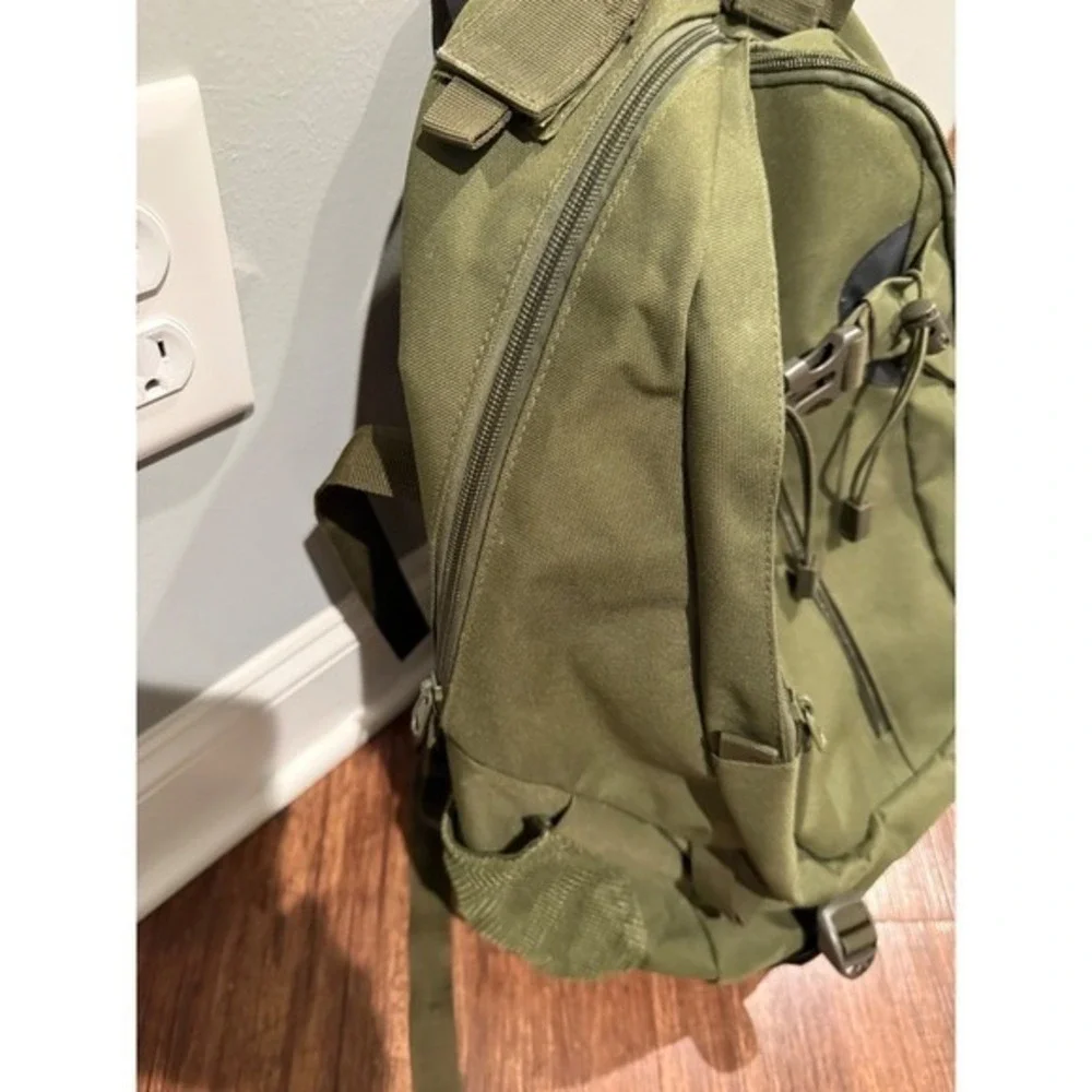 YINQISHI Olive Green Tactical Backpack Military Style Multiple‎ Pockets Durable
